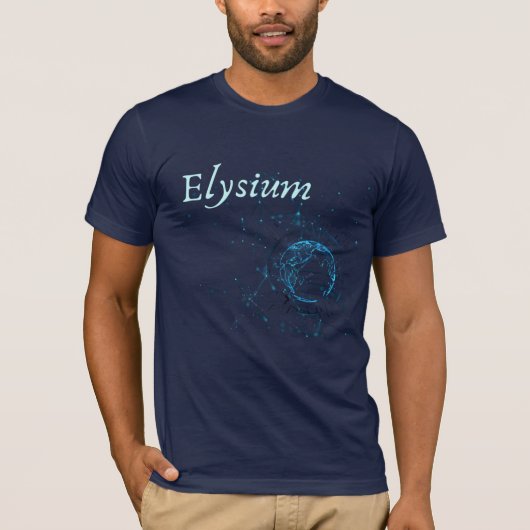 Elysium – デジタル異世界 tシャツ (正面)