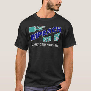 emをすべてのワイシャツ弾劾して下さい tシャツ