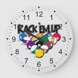 Emをプールにラック収納 ラージ壁時計