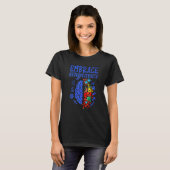 Em Brace Neuro Diversity Autism Awareness ASD Men Tシャツ (正面フル)