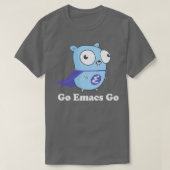 Emacsを黒に戻す Tシャツ (デザイン正面)