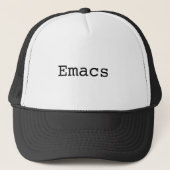 Emacs キャップ (正面)