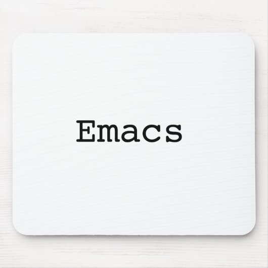 Emacs マウスパッド (正面)