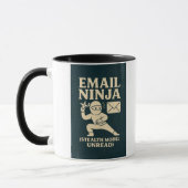 Email  Ninja Coffee Mug マグカップ (左)
