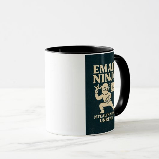 Email  Ninja Coffee Mug マグカップ (正面右)