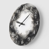 Emanation — Fluid Ink-Wash ラージ壁時計 (傾斜)