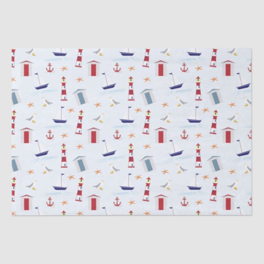 emballage cadeau marin 薄葉紙 (正面)