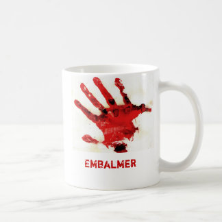 Embalmer血手のプリントのマグ コーヒーマグカップ