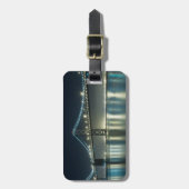 Embarcadero、サンフランシスコに沿う抗打ち工事 ラゲッジタグ (正面縦)