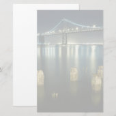 Embarcadero、サンフランシスコに沿う抗打ち工事 便箋 (正面/裏面)