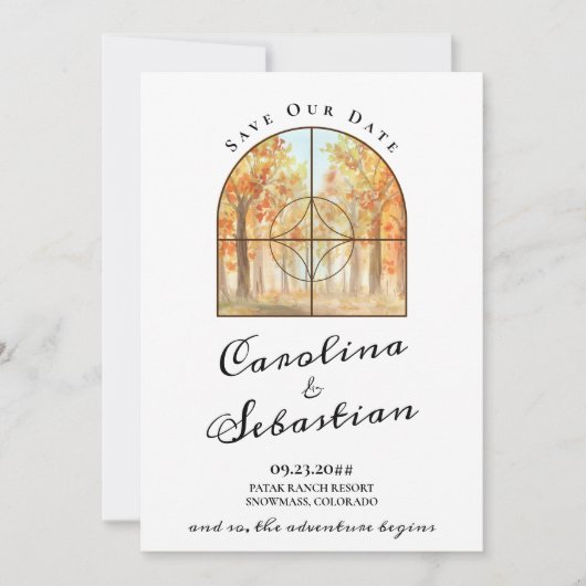 Embark on an Adventure: Rocky Mountain Destination セーブザデート (正面)