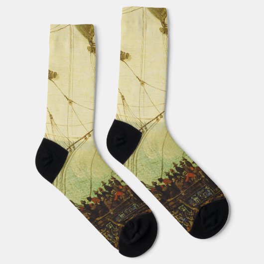 Embarkation of the Elector Palatine ソックス (右)