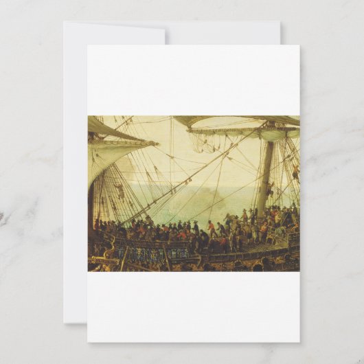 Embarkation of the Elector Palatine  招待状 (正面)