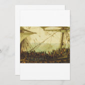 Embarkation of the Elector Palatine  招待状 (正面/裏面)