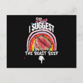 Embarrassing May I Suggest The Roast Beef 案内ポストカード (裏面)