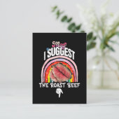 Embarrassing May I Suggest The Roast Beef 案内ポストカード (スタンド正面)