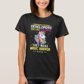 Embedded Systems Developers Are Like Unicorns Tシャツ (正面)