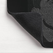 embededイメージの就任式のスピーチ マウスパッド (コーナー)