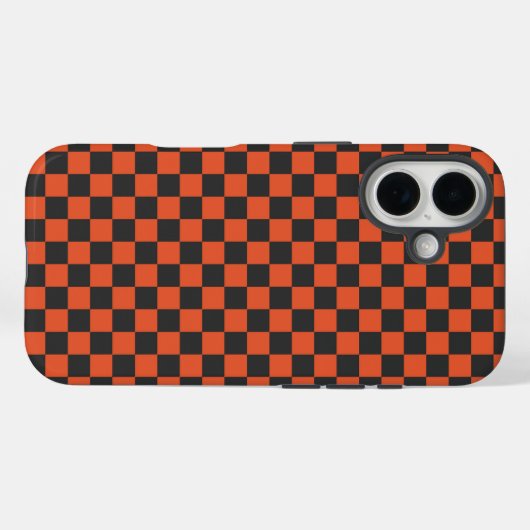 Ember and ash checkerboard pattern Case-Mate iPhoneケース (裏面 (横))