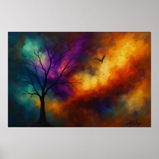 Ember Ascent Landscape ポスター (正面)