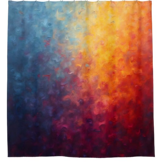 Ember Fade -  シャワーカーテン (正面)