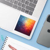 Ember Fade - Square Vinyl シール (ノートパソコンとiPhone)