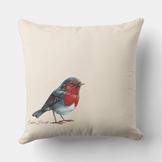 Ember Heart - Robin クッション (裏面)