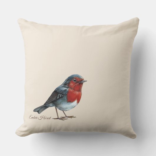 Ember Heart - Robin クッション (正面)