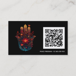 Ember Lotus   ハムサの手デザイン 名刺
