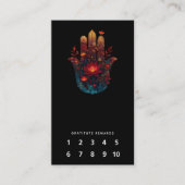 Ember Lotus | ハムサの手デザイン 名刺 (正面)