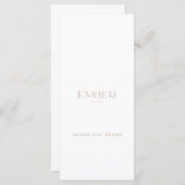 Ember Papier 4x9メニューカスタムデザイン メニュー (正面/裏面)