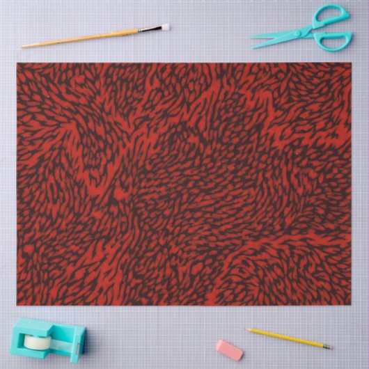 Ember Pulse Wrapping Paper 薄葉紙 (クラフト)