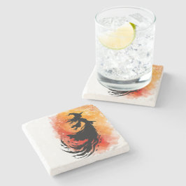 Ember Shadow-No文字 ストーンコースター