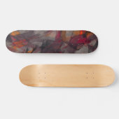 Ember Smoke Grunge Abstract Skateboard スケートボード (横)