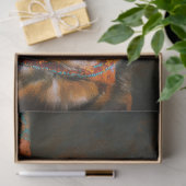 Ember Turquoise Black Wolf Portrait 薄葉紙 (ギフト)