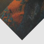 Ember Turquoise Black Wolf Portrait 薄葉紙 (詳細)