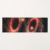 Embers swirled through the air fiery crimson  ヨガマット (正面(横))