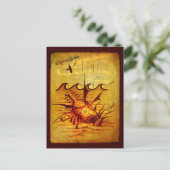 EmberTime - 「蒸留済み」ポストカード ポストカード (スタンド正面)