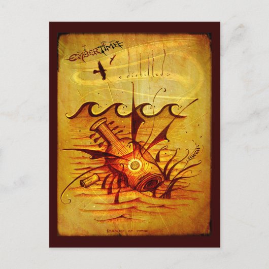 EmberTime - 「蒸留済み」ポストカード ポストカード (正面)