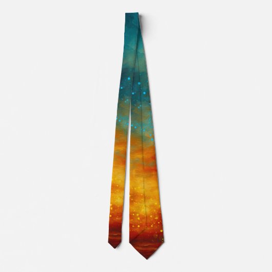 Emberwake Horizon Abstract ネクタイ (裏面)