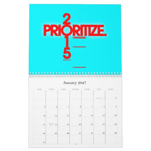 Embiggenの2015年のカレンダー カレンダー (1月 2027)