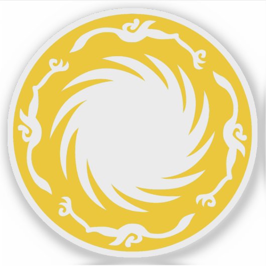 Emblem of Chengdu, People's Republic of China シール (正面)