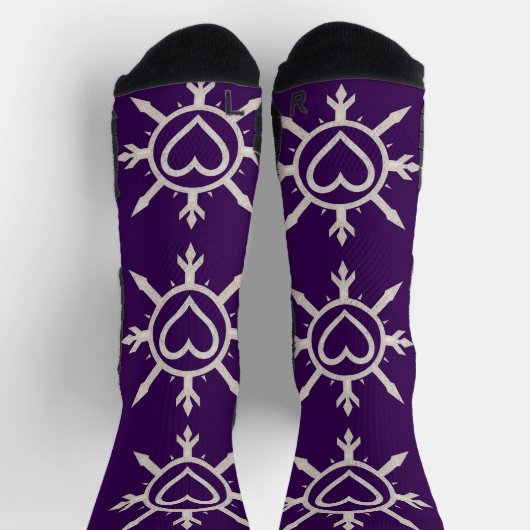 "Emblem of Love" Crew Socks ソックス (上部)