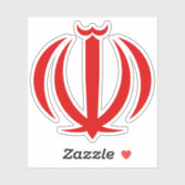 Emblem of the Islamic Republic of Iran (Persia) シール (シート)