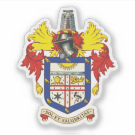 Emblem of the town of Bexhill-on-Sea, England シール
