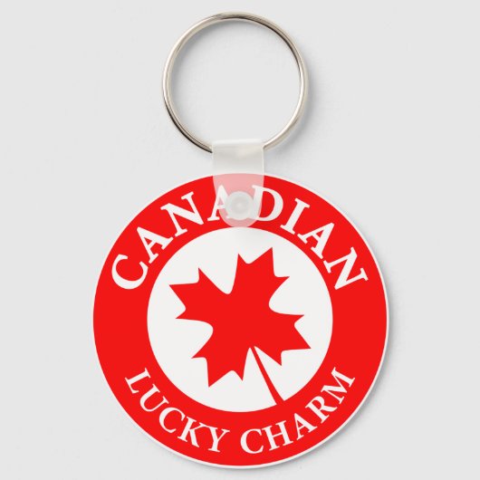Emblema de la suerte de Canadá キーホルダー (正面)