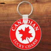 Emblema de la suerte de Canadá キーホルダー (正面)