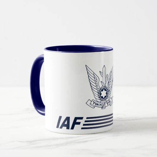 Emblema IAF - ISRAELI AIR FORCE マグカップ (正面左)