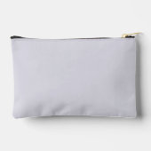 Embossed Indigo Gradient Paw Print Dog Outline アクセサリーポーチ (裏面)