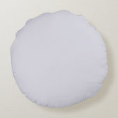 Embossed Indigo Gradient Paw Print Dog Outline ラウンドクッション (裏面)